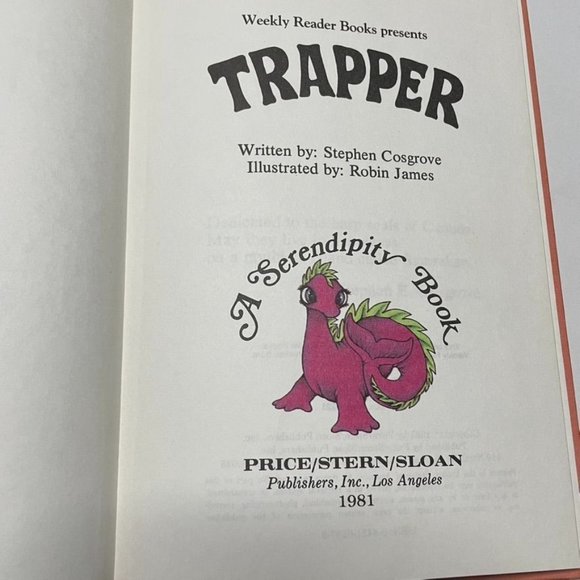 Trapper Weekly Reader Books 1981 Stephen Cosgrove Childrens Stories Illustrated - Picture 3 of 6